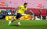 En Barcelona sonríen: Lionel Messi entrenó sin problemas