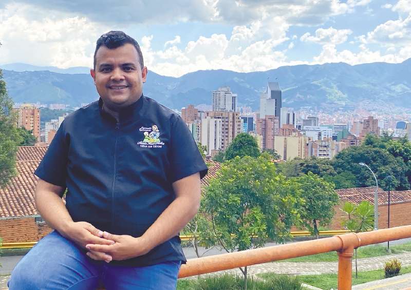 Juan Sebastián Zapata Gallego, de la Corporación Esperanza de María Rosa Mística