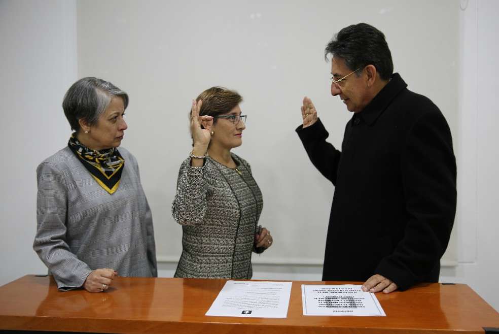 Martha Mancera se posesionó en diciembre de 2017, tras ser escogida por Néstor Humberto Martínez de una terna que le envió el Comité de Escogencia del Sistema Integral de Paz.