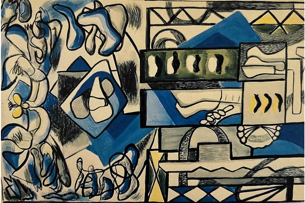 Fotografía cedida hoy por Amelia Peláez Foundation donde se aprecia la obra "Mural de la casa Salesiana" de la artista cubana, que está en poder del Museo de Bellas Artes de La Habana, y que será puesta a la venta el 8 de diciembre en formato de Token no Fungibles (NFT). "Liberar" las obras en poder del Estado cubano de la pintora Amelia Peláez (1896-1968), que estuvo a la cabeza de la vanguardia artística en la primera mitad del siglo XX, es el inusual objetivo de una emisión de Token no Fungibles (NFT) en Miami. EFE/Amelia Peláez Foundation