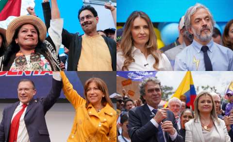 Así quedó el tarjetón de la primera vuelta: estas son las 14 fórmulas presidenciales