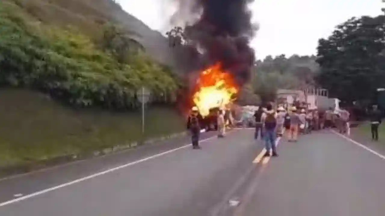 Choque en vía Panamericana