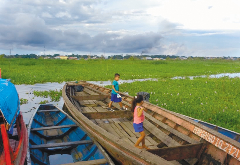 La isla de Santa Rosa cerca de 2.000 habitantes. / Gustavo Faleiros
