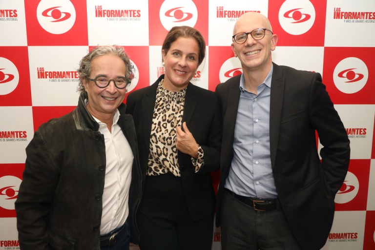 Miguel de Narváez, Mariana lloredda y Alejandro Santos.