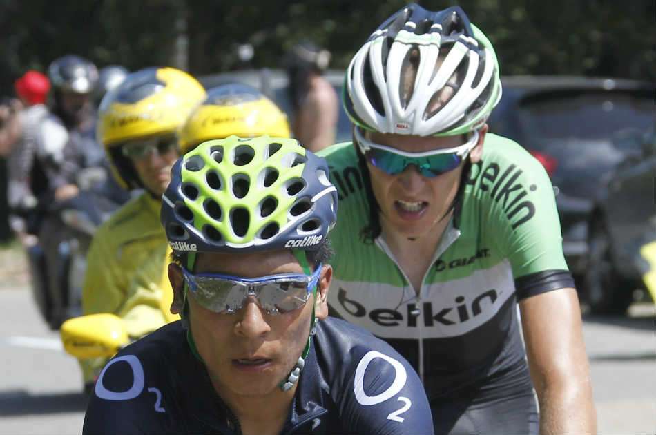 Quintana se ubica octavo en la clasificación general del Tour.