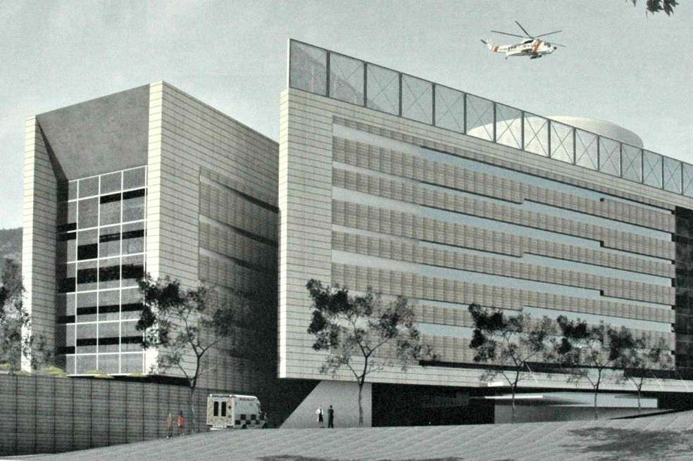 Maqueta del complejo médico de la Universidad Autónoma de Bucaramanga que se construye actualmente. La obra costará US$300 millones. / Cortesía Unab El proyecto estará listo para finales de año. En una segunda fase tendrá hotel. / Cortesía