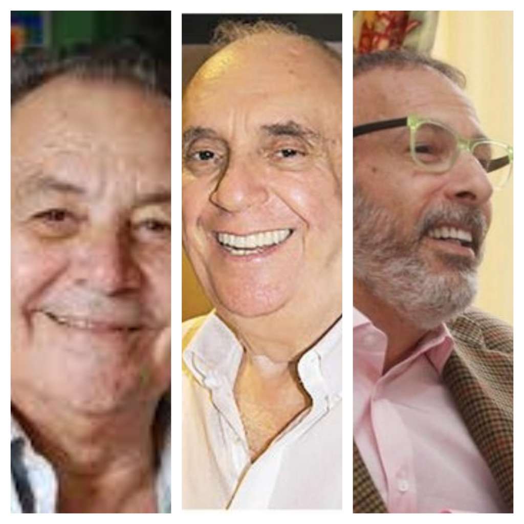De izquierda a derecha: Lucas Gnecco, José Name y "Yuyo" Daes.