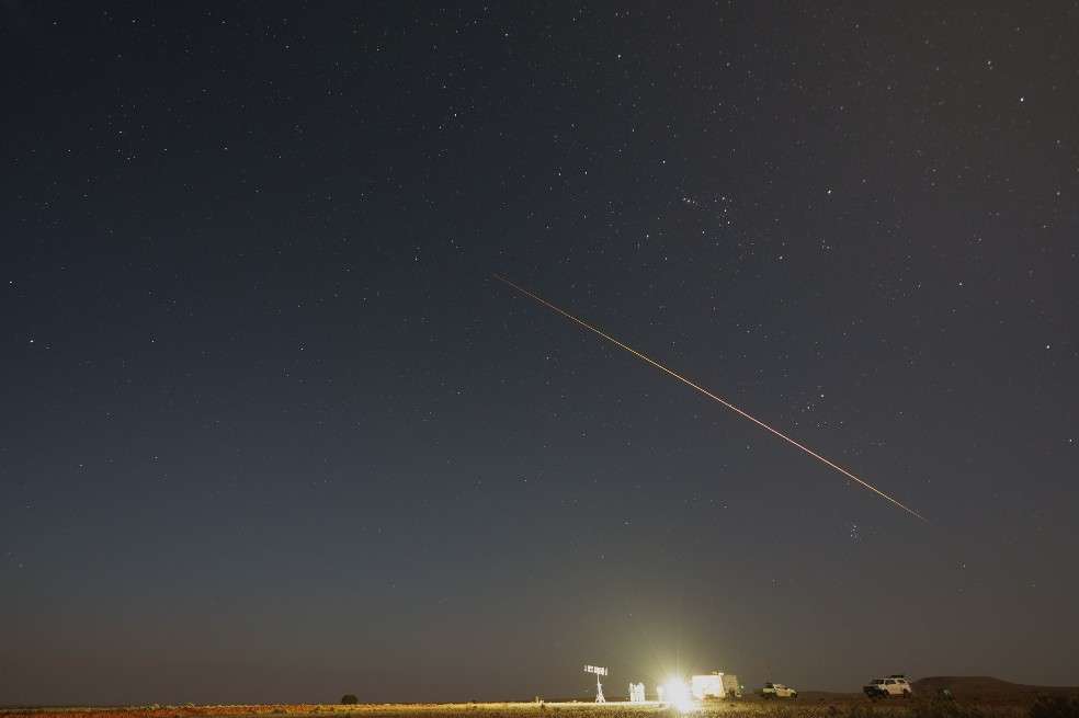 Vista del reingreso de Hayabusa2 a la Tierra.
