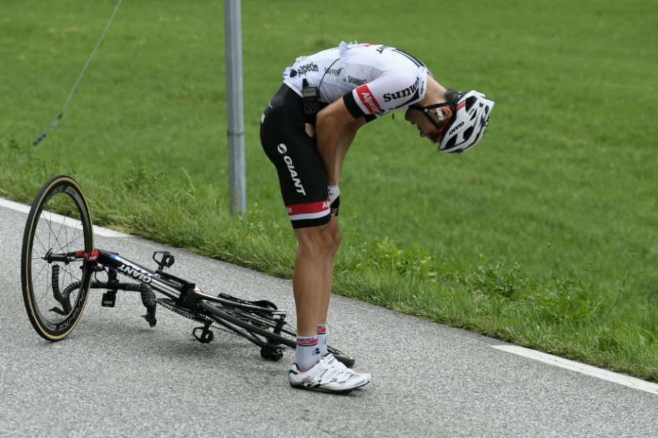 Dumoulin tiene una fractura en el radio, pero que está limpia, sin dislocación. Foto: AFP