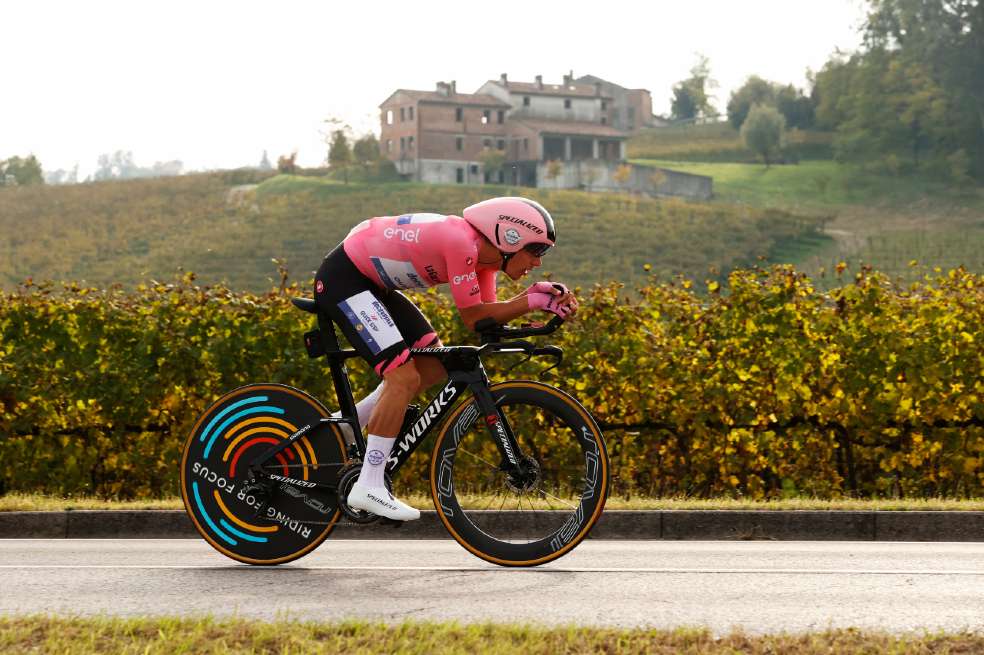 Joao Almeida en la etapa 14 del Giro de Italia 2020.