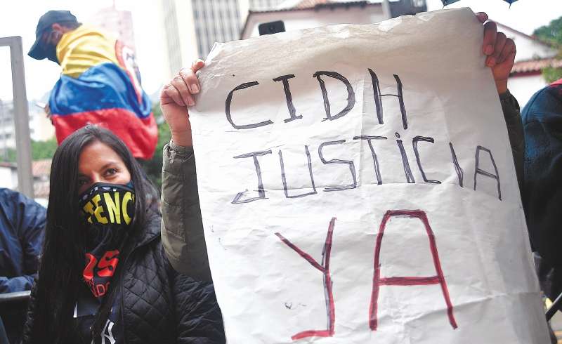 Una comisión de la CIDH estuvo en Colombia entre el 8 y el 10 de junio.