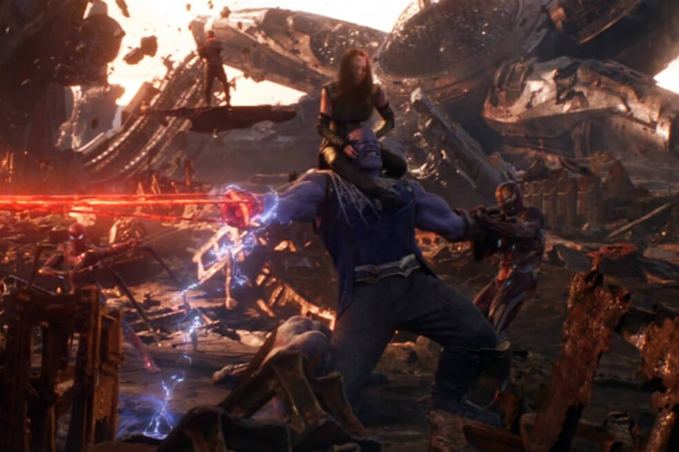 Una escena emblemática dentro de la película "Avengers: Infinity War". / Cortesía Marvel