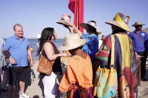 ¡Por primera vez llega un crucero a La Guajira! Así se vivió el hecho histórico