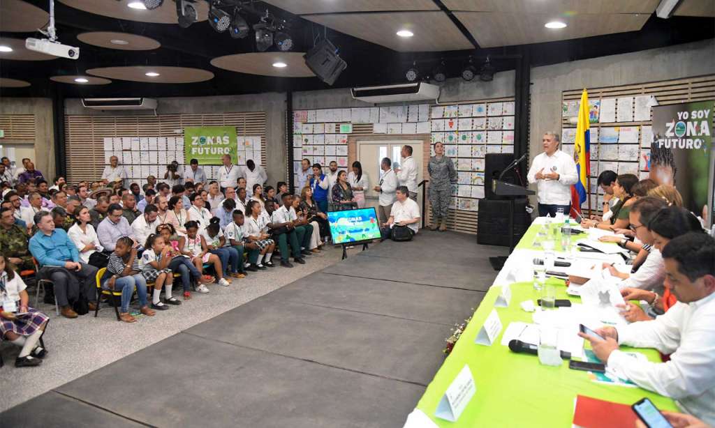 Zonas Futuro atenderá las regiones que concentran el 32% de los cultivos de coca en el país. / Presidencia de la República