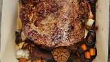 Receta para preparar rostizado de res con salsa de la cocción