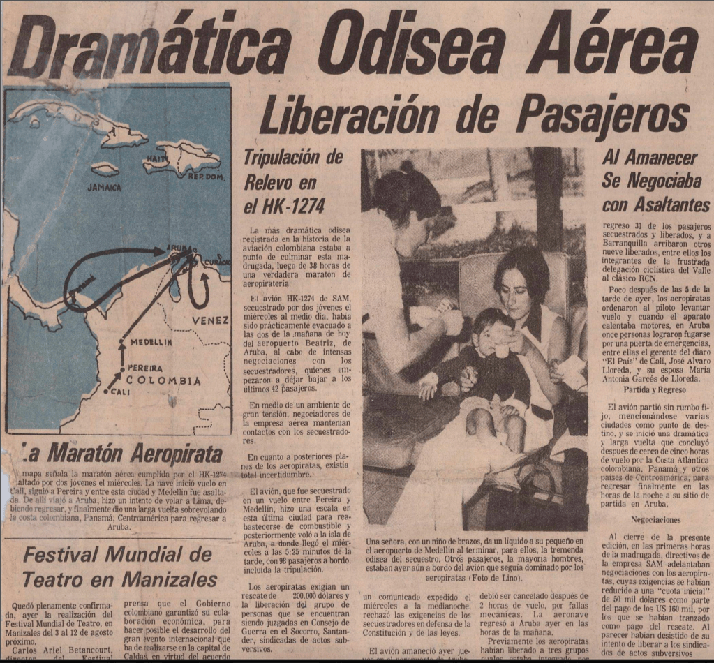 Periódico 1 de junio de 1973