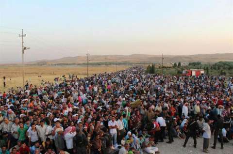 Éxodo de sirios se concentra ahora en el norte de Irak