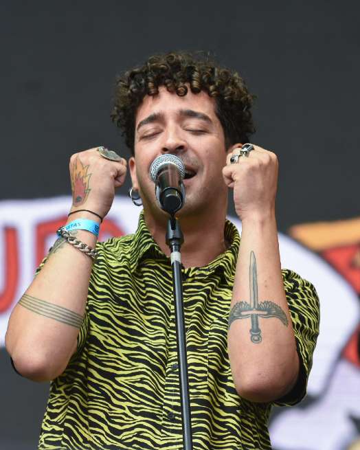 Muerdo durante su presentación en el Festival Colombia al Parque, evento que se desarrolló en Bogotá el domingo 27 de febrero de 2022.