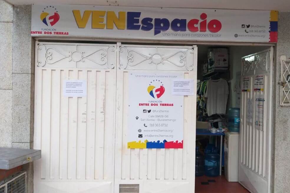 Las autoridades afirmaron que realizaron dicha visita a la fundación pues la ciudadanía de San Alonso, Bucaramanga, se estaba quejando de la presencia de los de venezolanos. / Suministrada