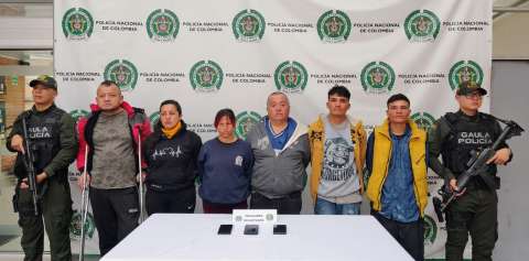Desmantelan dos bandas dedicadas a la extorsión y el paseo millonario en Bogotá