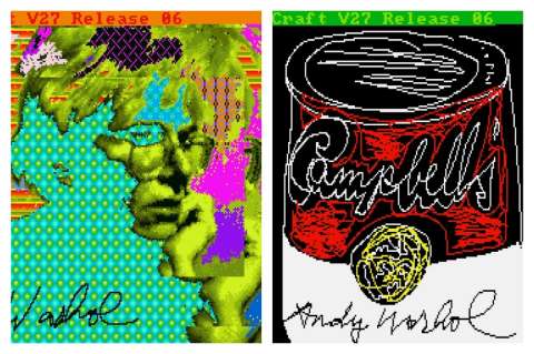 Estas son las obras digitales inéditas de Andy Warhol