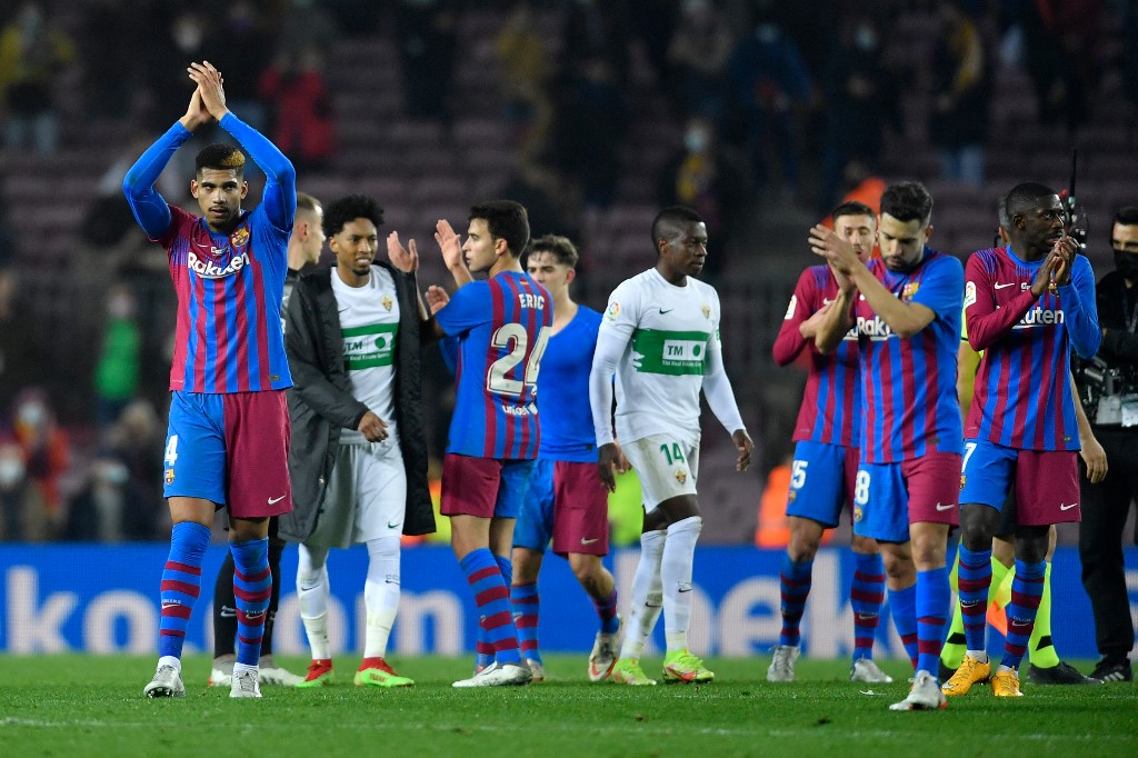 Barcelona llegó a 27 puntos en la liga española.