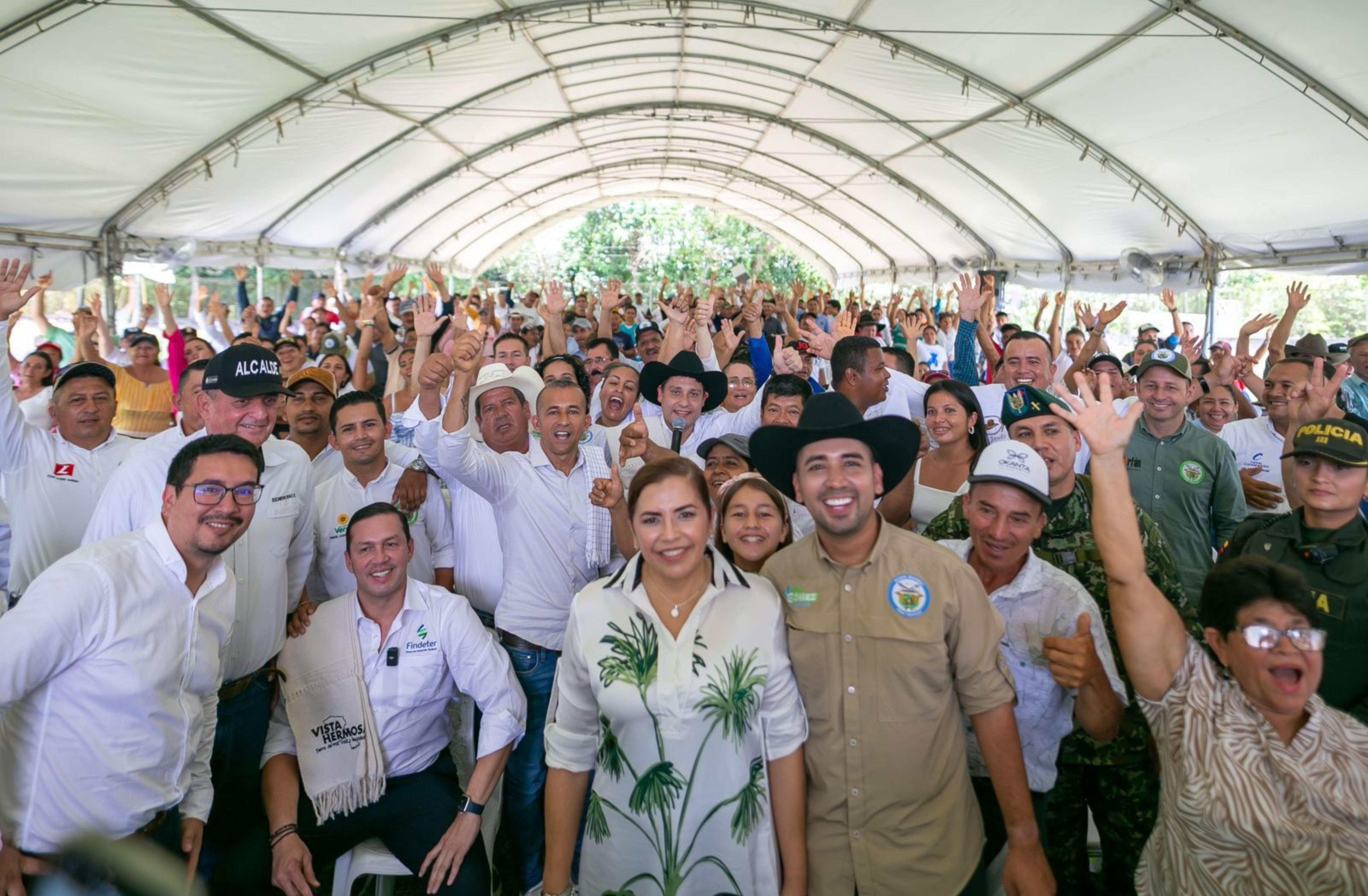 El Ministerio de las TIC, junto con la Agencia de Renovación del Territorio y Findeter, inauguró el proyecto de Zonas Comunitarias para la Paz en Vista Hermosa, Meta.