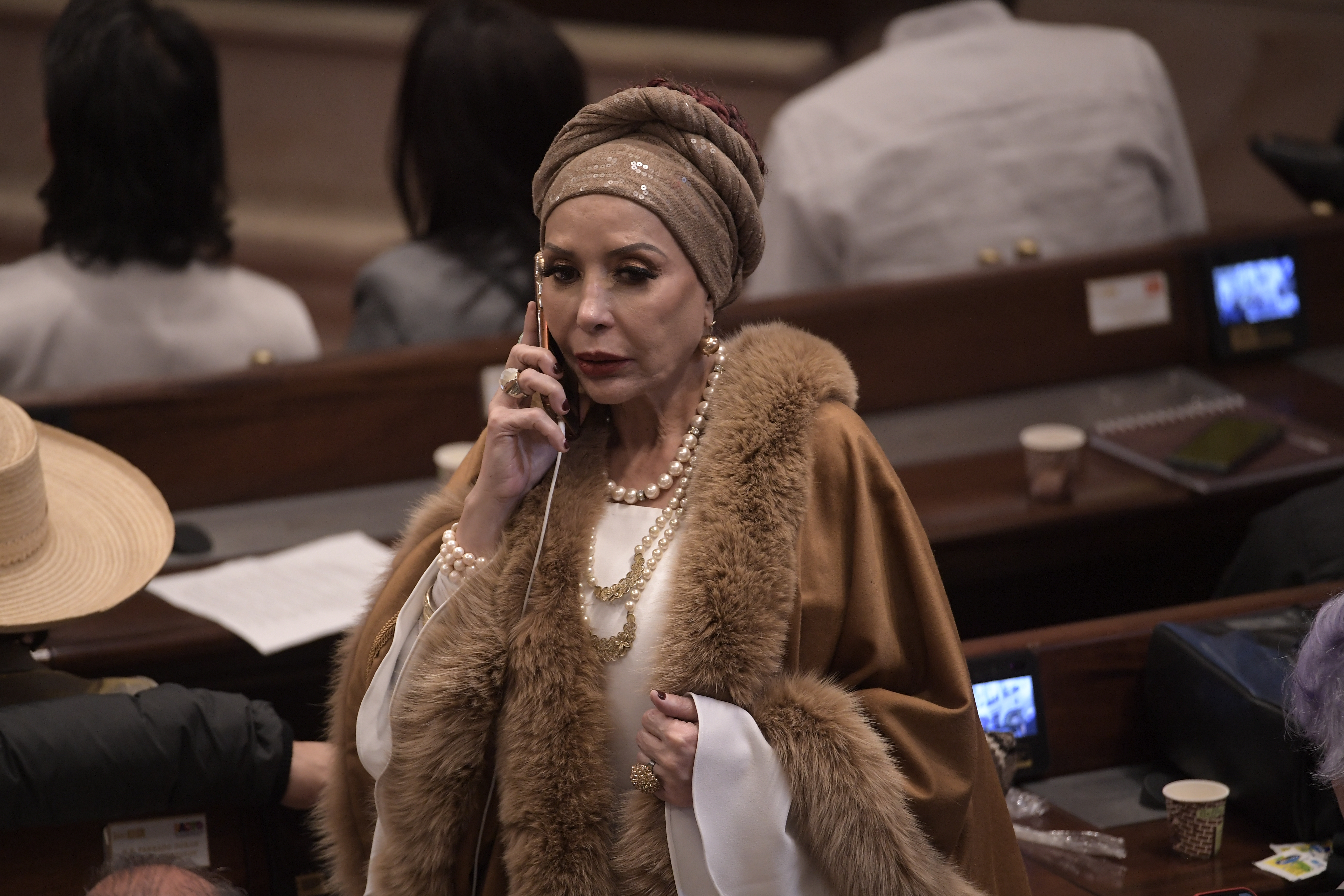 Senadora de la República, durante el homenaje a las víctimas realizado en el Congreso, en cumplimiento de la Ley 1448 de 2011 (Ley de Víctimas y Restitución de Tierras).