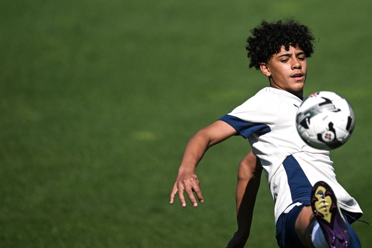 ‘Cristianinho’, sangre ganadora: doblete y título con Portugal para el hijo de CR7