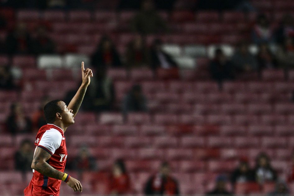 Felipe Pardo marcó el gol de la victoria. Foto: AFP