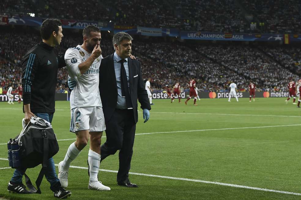 El lateral derecho ha jugado 1.345 minutos con la selección de España / AFP