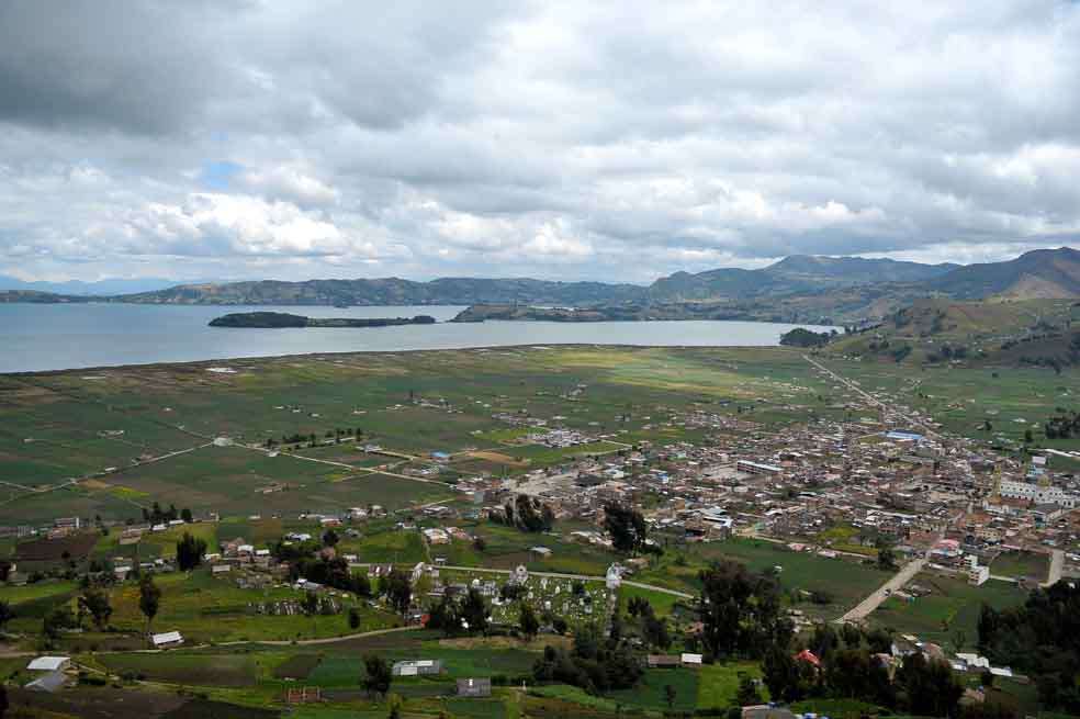 El lago de Tota, ubicado cerca de Aquitania, en Boyacá. / Andrés Torres
