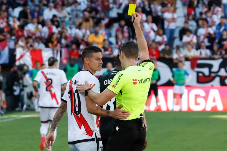 James Rodríguez fue titular en el empate entre Rayo Vallecano y Leganés