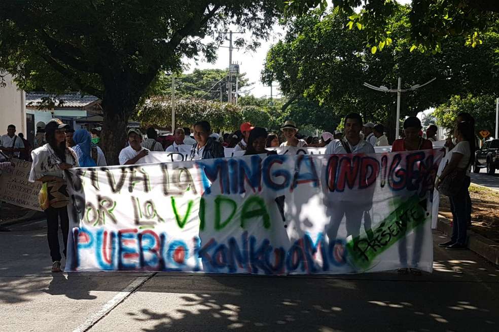 Según la Organización Nacional Indígena de Colombia (ONIC), en el país hay 102 pueblos nativos, de los cuales el 62,7 % está en riesgo de extinción física y cultural. / ONIC
