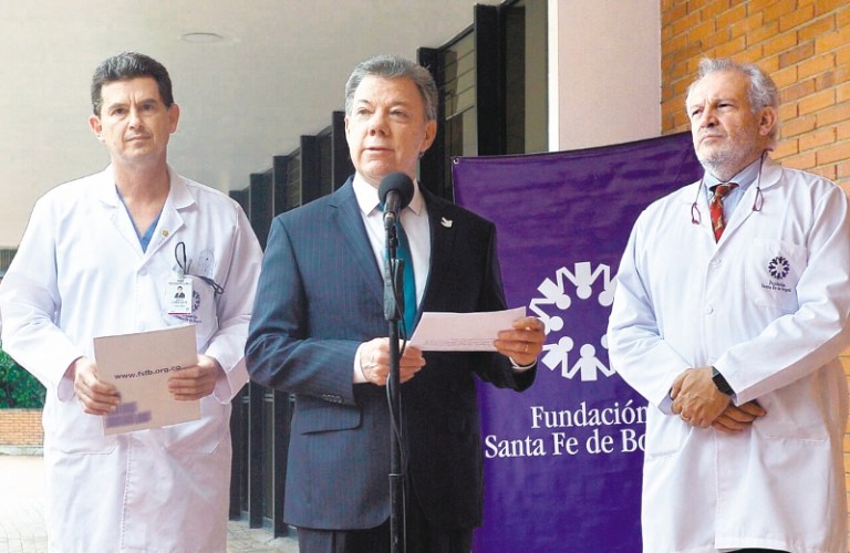 Santos, a la espera de un diagnóstico sobre su salud