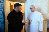 Zelenski se reunió con el papa antes de una conferencia internacional en Roma