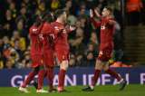 Liverpool tuvo que trabajar a tope para vencer a Norwich