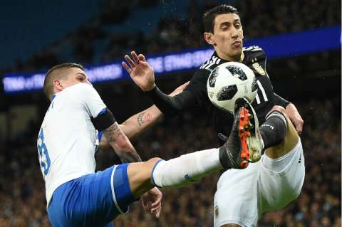 Di Maria será baja de Argentina ante la selección de España