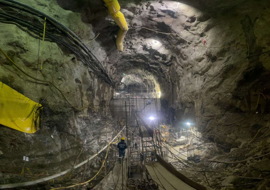 Así avanzan las obras para el cierre del túnel de desviación de la central de Hidroituango.