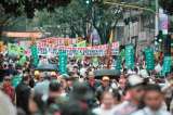 Marchas del Día del Trabajo arrancaron con desórdenes en Bogotá