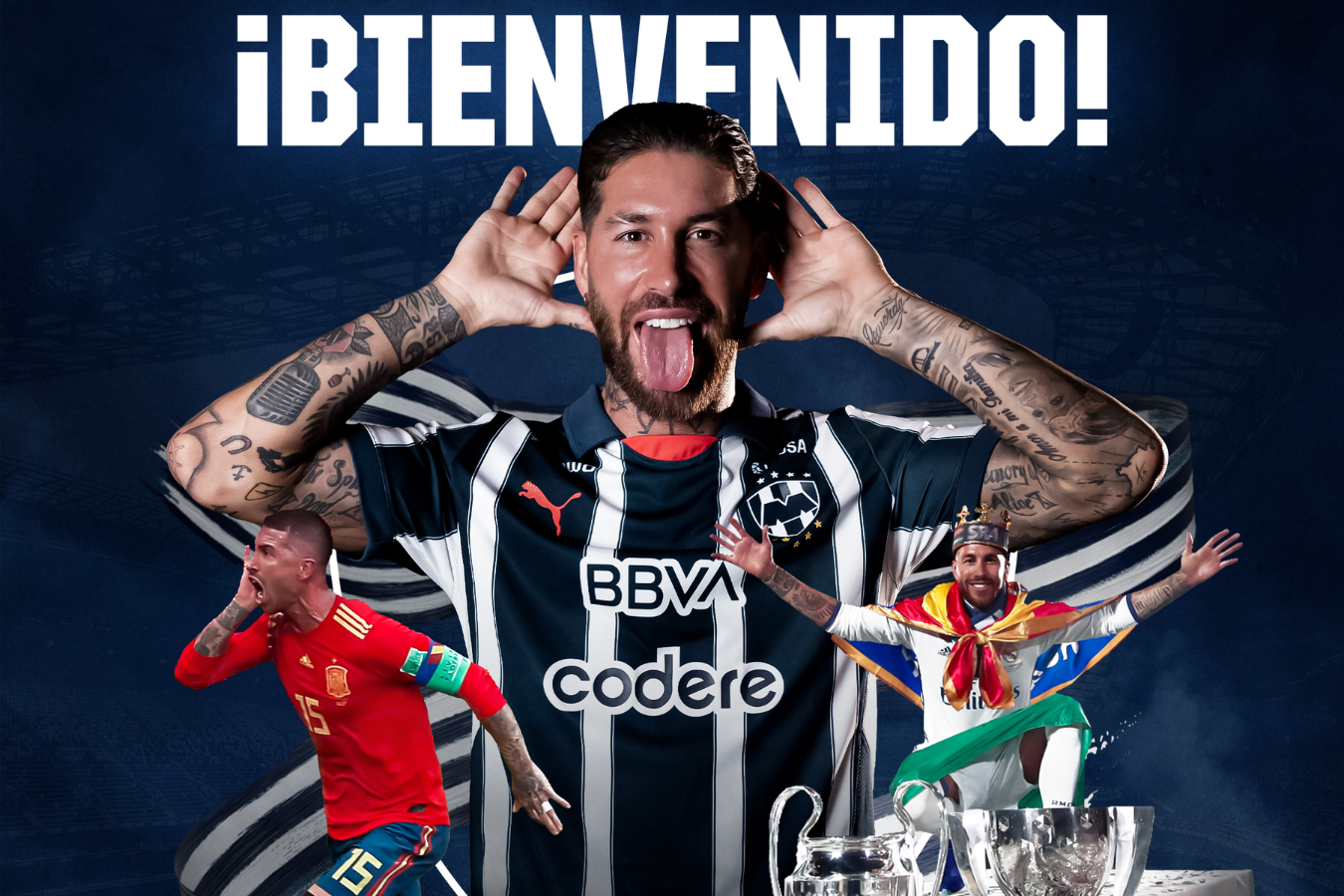 Sergio Ramos será jugador de Rayados de Monterrey.