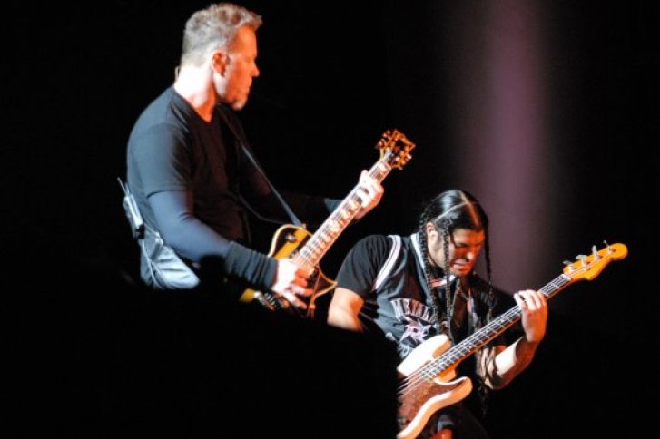Metallica tocando por segunda vez en Bogotá.