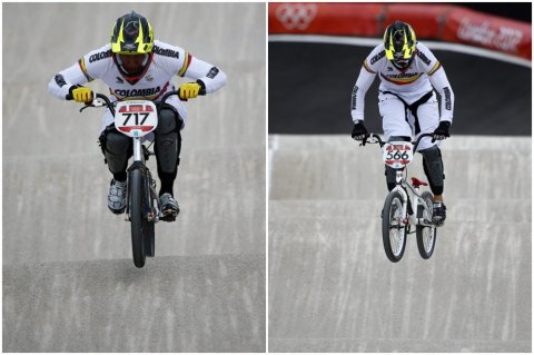 Andrés Jiménez y Carlos Oquendo, a semifinales del BMX olímpico