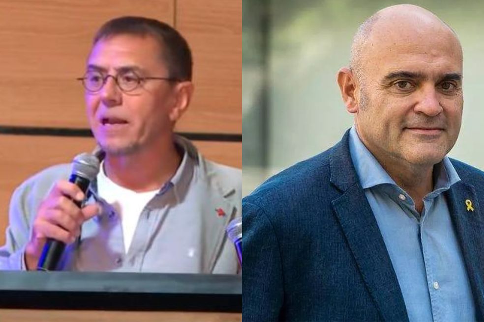 Juan Carlos Monedero y Xavier Vendrell.