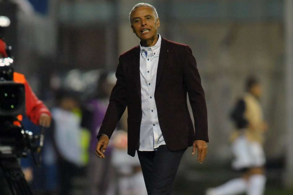 El entrenador colombiano llegó a mediados del 2016 al elenco ecuatoriano. / AFP