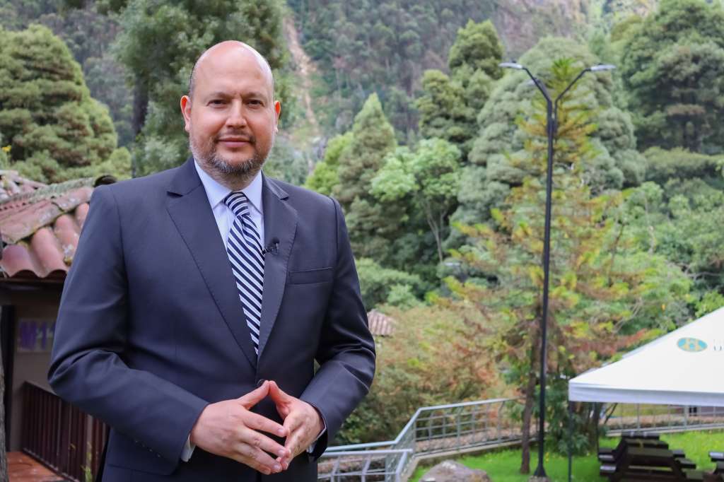 Mario Posada García-Peña, rector de la Universidad de América.