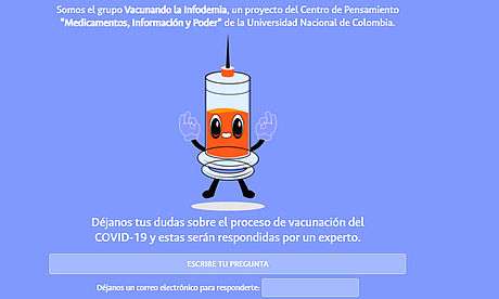 Las principales áreas a las que pertenecen los cerca de 20 profesionales que integran la plataforma son farmacia, medicina, inmunología, sociología, pediatría y pedagogía.