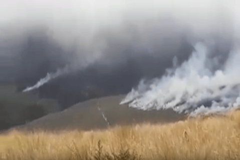 Emergencia en Cauca por incendio en Parque Puracé