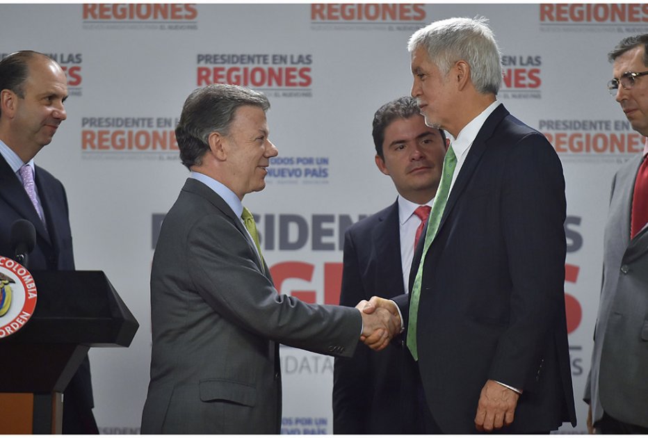 El alcalde Enrique Peñalosa tiene a su favor la fluida relación con el presidente Juan Manuel Santos / Presidencia