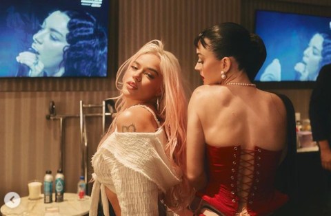 Katy Perry compartió emotivo momento con la sobrina de Karol G